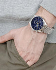 OROLOGIO FESTINA TIMELESS CRONOGRAFO F20285/3 BLU CON CINTURINO IN ACCIAIO, UOMO