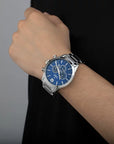 OROLOGIO FESTINA TIMELESS CHRONOGRAPH F20343/7 BLU CINTURINO IN ACCIAIO, UOMO