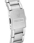 OROLOGIO FESTINA TIMELESS CHRONOGRAPH F20343/8 NERO CINTURINO IN ACCIAIO, UOMO