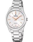 OROLOGIO FESTINA MADEMOISELLE F20583/1 GRIGIO ARGENTO CINTURINO IN ACCIAIO, DONNA